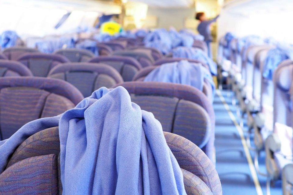 What measures are taken to disinfect airlines