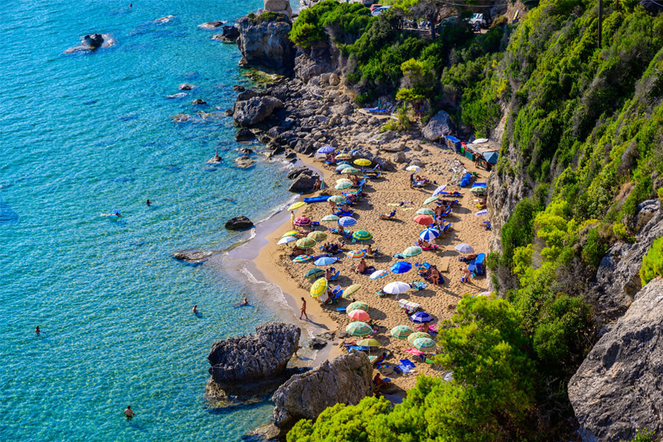 best beaches in Europe - Glyfada, Corfu