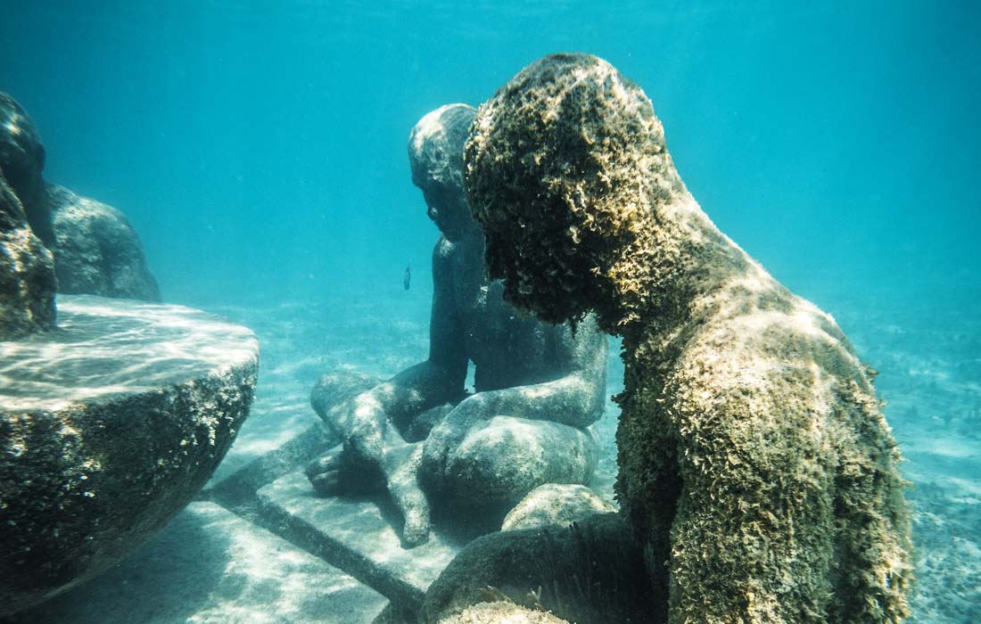Weird Museums - Cancun's Underwater Museum of Art