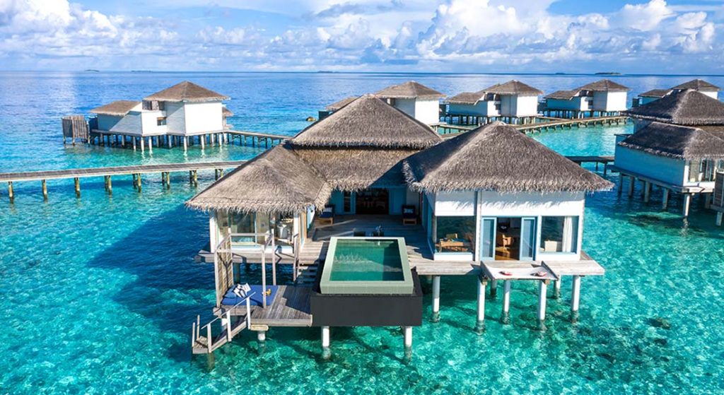 Water villas in Maldives - Raffles Maldives Meradhoo Resort